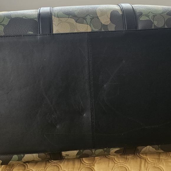 Coach Men's Green Camouflage Duffel Bag - Picture 3 of 6